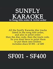 Sunfly karaoke discs for sale  Delivered anywhere in UK