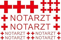 Notarzt aufkleber set gebraucht kaufen  Wird an jeden Ort in Deutschland