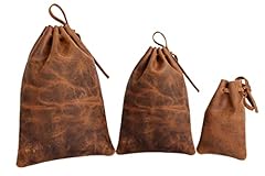 Leather drawstring pouch for sale  Delivered anywhere in USA 