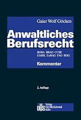 Anwaltliches berufsrecht bora gebraucht kaufen  Wird an jeden Ort in Deutschland