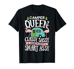 Camper Queen Classy Sassy Smart Funny Women Girls Camping for sale  Delivered anywhere in USA 