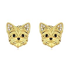 Yfn yorkie earrings for sale  Delivered anywhere in USA 