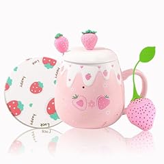 Cute strawberry mugs for sale  Delivered anywhere in UK