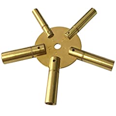 Brass clock key for sale  Delivered anywhere in UK
