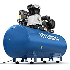 Used, Hyundai 200 Litre Belt Drive Electric Air Compressor for sale  Delivered anywhere in UK