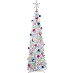 Prelit tinsel christmas for sale  Delivered anywhere in USA 