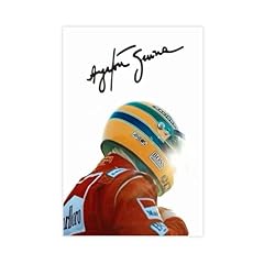 Ayrton senna poster usato  Spedito ovunque in Italia 