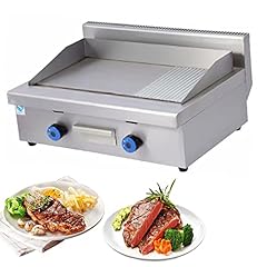 Double gas griddle for sale  Delivered anywhere in Ireland