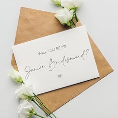 Junior bridesmaid card for sale  Delivered anywhere in UK