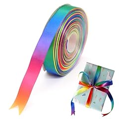 Satinband regenbogen 20mm gebraucht kaufen  Wird an jeden Ort in Deutschland