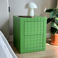 Tile effect nightstand for sale  Delivered anywhere in USA 