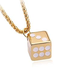 Dice necklace men for sale  Delivered anywhere in USA 