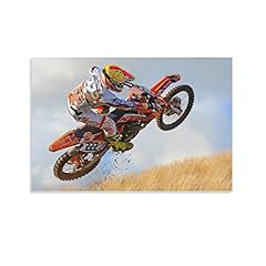 Poster motocross peinture d'occasion  Livré partout en France