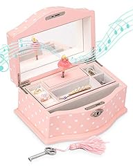 Art Lins Elle Ballerina Music Jewelry Box with Lock, for sale  Delivered anywhere in UK