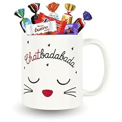 Mug chatbadabada garni d'occasion  Livré partout en France