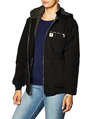 Carhartt Women's Weathered Duck Wildwood Jacket, Black, for sale  Delivered anywhere in USA 
