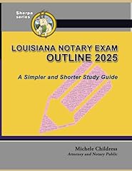 Louisiana notary exam usato  Spedito ovunque in Italia 