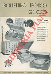 Bollettino tecnico geloso. d'occasion  Livré partout en France