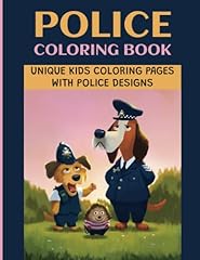 Police coloring book for sale  Delivered anywhere in UK