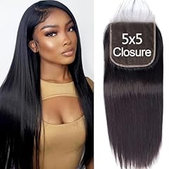 5x5 lace closure for sale  Delivered anywhere in UK