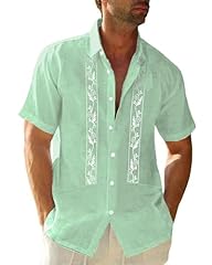 Mens cuban guayabera for sale  Delivered anywhere in USA 