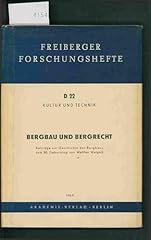 Bergbau bergrecht freiberger gebraucht kaufen  Wird an jeden Ort in Deutschland