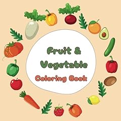 Fruit vegetable coloring d'occasion  Livré partout en France