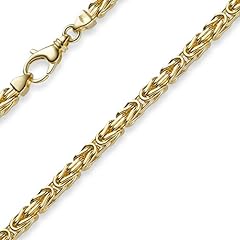 4mm Kette Halskette Königskette aus 585 Gold Gelbgold gebraucht kaufen  Wird an jeden Ort in Deutschland