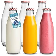 Heftman glass milk for sale  Delivered anywhere in UK
