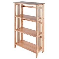 Winsome Wood Mission Shelving, Natural for sale  Delivered anywhere in USA 