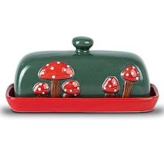 Mushroom butter dish for sale  Delivered anywhere in USA 