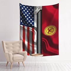 America kyrgyzstan flag for sale  Delivered anywhere in USA 