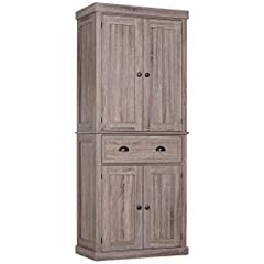 HOMCOM Traditional Colonial Freestanding Kitchen Cupboard for sale  Delivered anywhere in UK