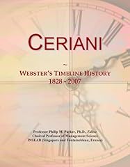 Ceriani webster timeline for sale  Delivered anywhere in UK