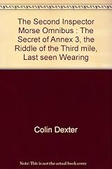 Second inspector morse for sale  Delivered anywhere in UK