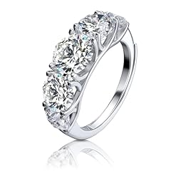 Seumoo moissanite engagement for sale  Delivered anywhere in UK
