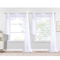 Nicetown white sheer for sale  Delivered anywhere in USA 