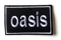 Oasis rock embroidered for sale  Delivered anywhere in UK