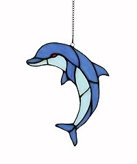 Stained glass dolphin for sale  Delivered anywhere in USA 