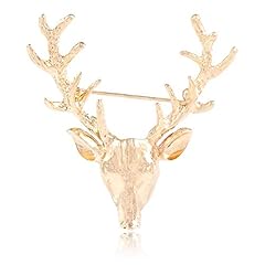 Brooch stag head for sale  Delivered anywhere in UK
