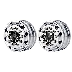 AXspeed Pack of 2 Metal Front Wheel Rims for 1/14 RC for sale  Delivered anywhere in Ireland