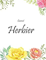 Carnet herbier fiches d'occasion  Livré partout en France