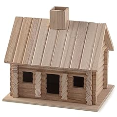 Log cabin birdhouse for sale  Delivered anywhere in USA 