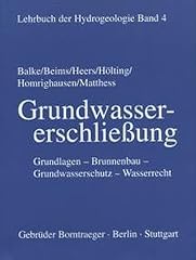 Lehrbuch hydrogeologie grundwa gebraucht kaufen  Wird an jeden Ort in Deutschland