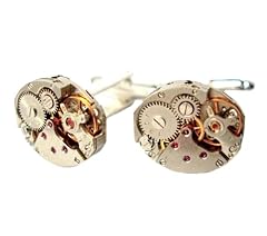 Watch movement cufflinks for sale  Delivered anywhere in UK