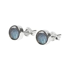 Labradorite stone stud for sale  Delivered anywhere in UK