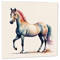 Watercolour horse greeting for sale  Delivered anywhere in UK