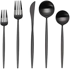 Matte black silverware for sale  Delivered anywhere in USA 