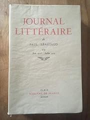 Journal littéraire 1928 d'occasion  Livré partout en France