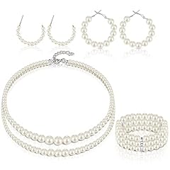 Pearl jewelry set for sale  Delivered anywhere in USA 